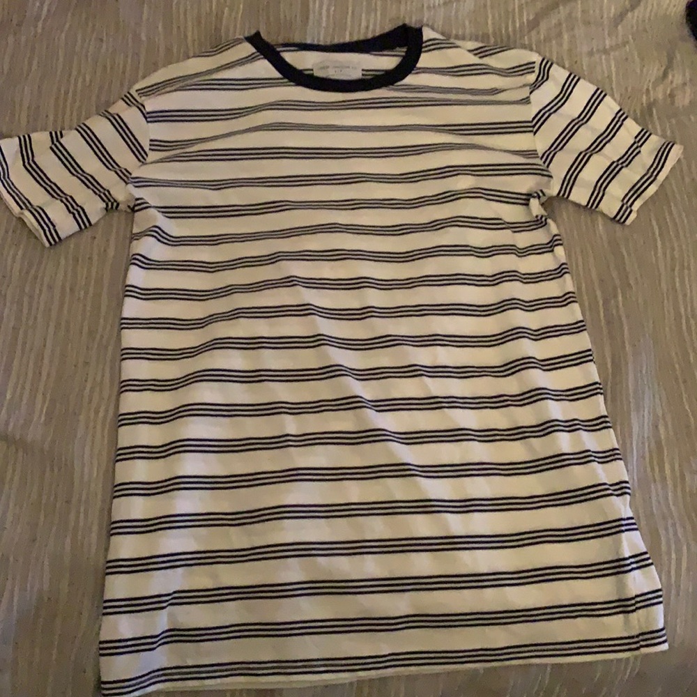 Black and white stripped shirt